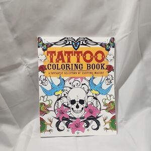 Creative Tattoo Coloring Book